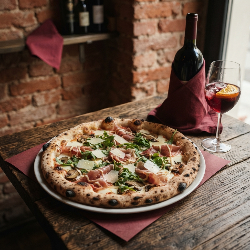 Prosciutto arrosto e funghi